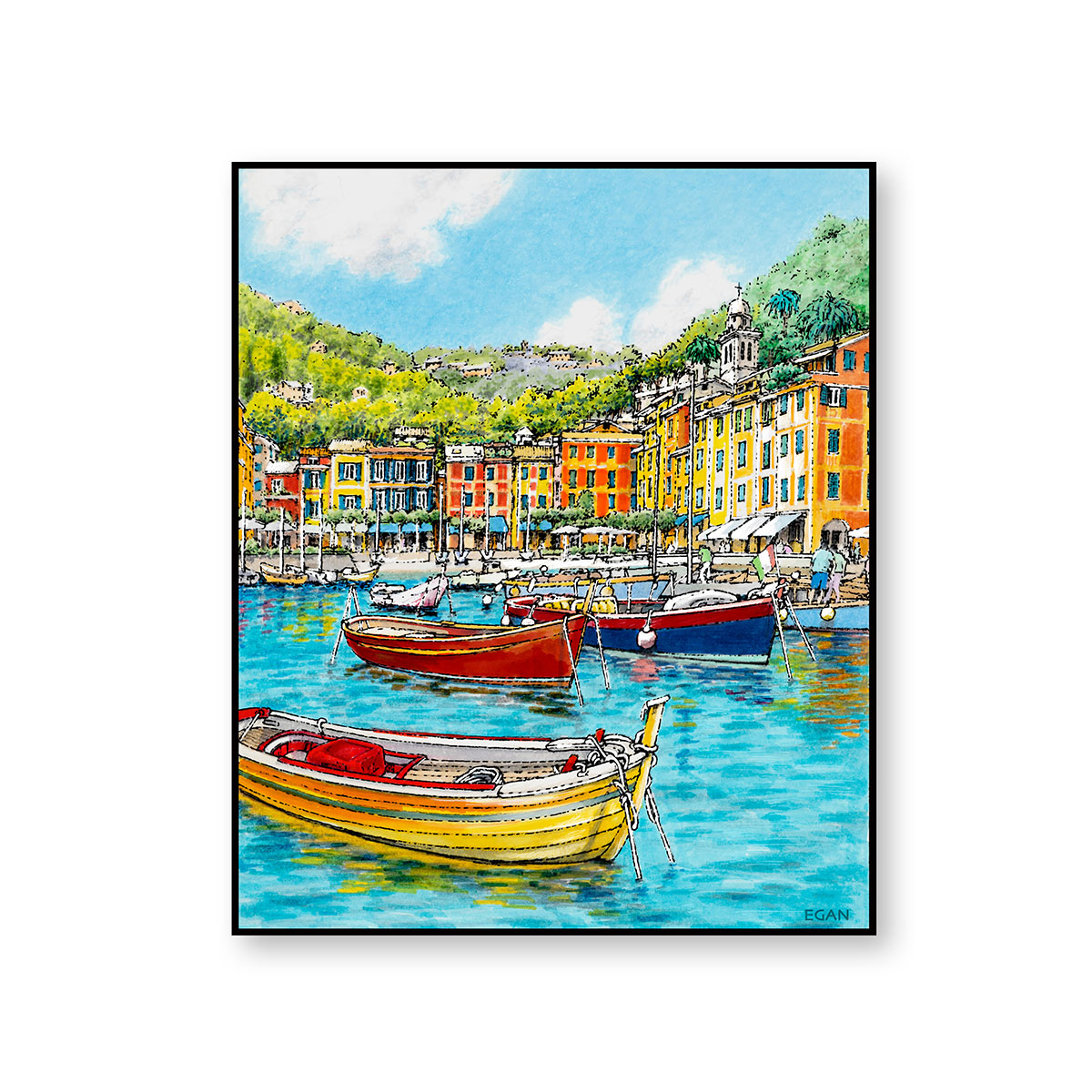 Quadro "Portofino" 80X100